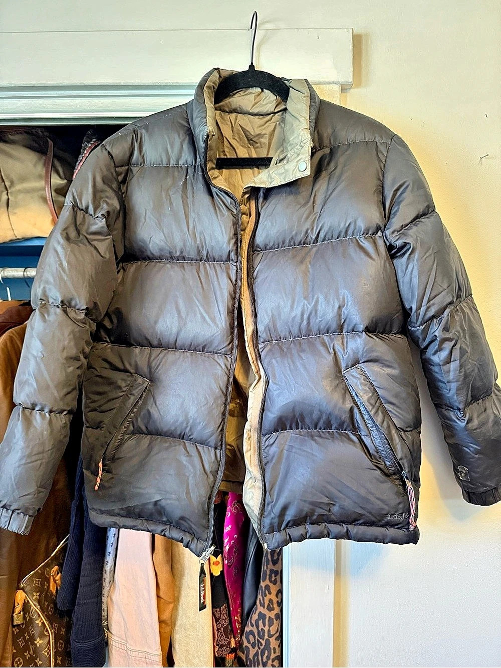 Vintage L.L. Bean 90’s Black Puffer Jacket